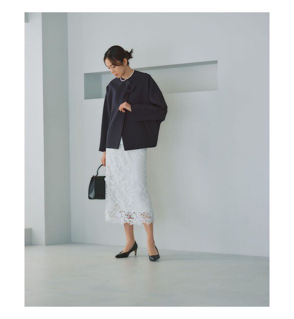 Demi-Luxe BEAMS 「ブロッサム レース スカート」|スカート|
