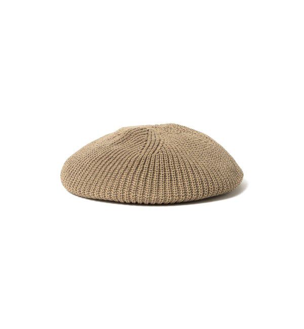 BEAMS「リネン ベレー」|キャップ・キャスケット|BEIGE