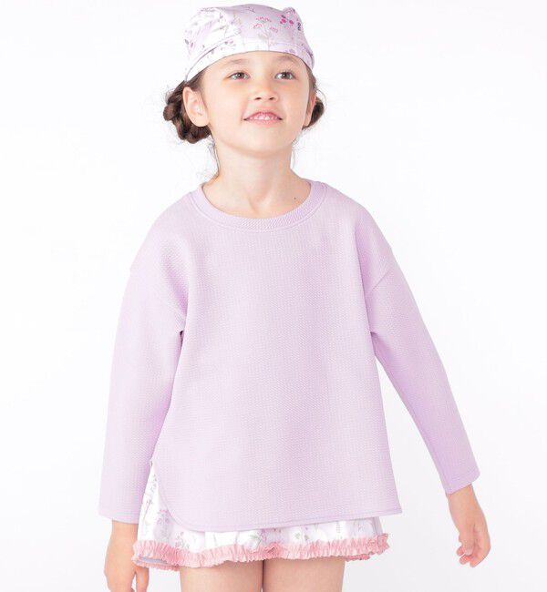SHIPS KIDS「SHIPS KIDS:90～130cm / フラワー フリル スイム ワンピース」|その他|