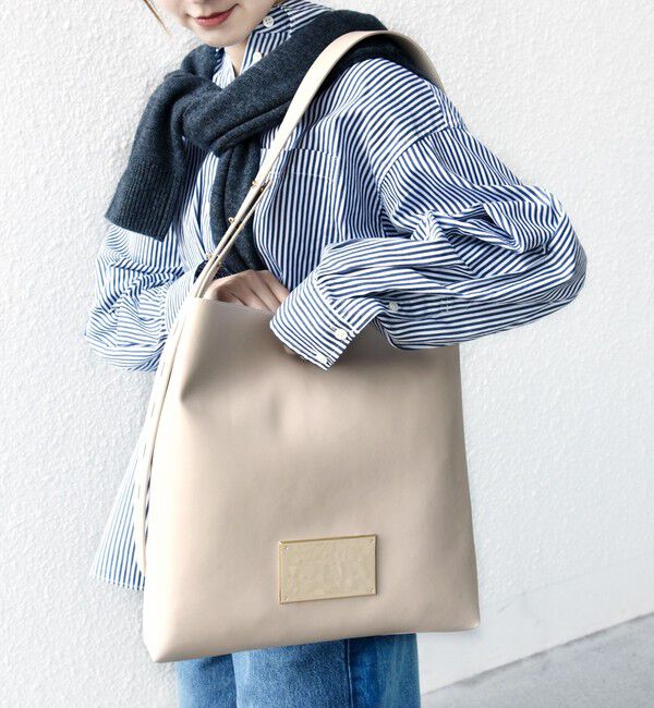 SHIPS for women「【WEB限定】2WAY プレート トート バッグ」|ショルダー・メッセンジャー|
