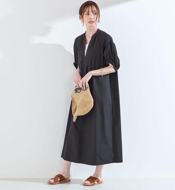 SHIPS Colors 「SHIPS Colors:〈UVカット・接触冷感〉ファンクション スキッパー ワンピース◇」|ワンピース|