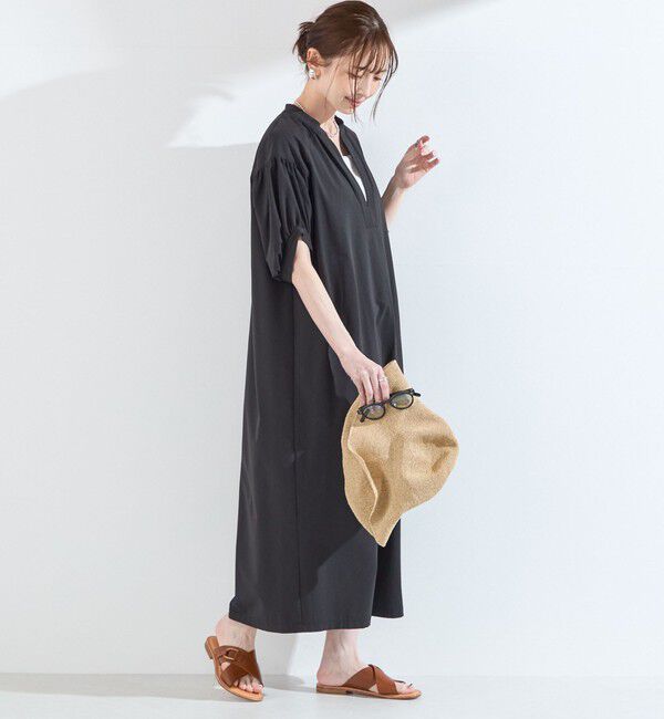 SHIPS Colors 「SHIPS Colors:〈UVカット・接触冷感〉ファンクション スキッパー ワンピース◇」|ワンピース|