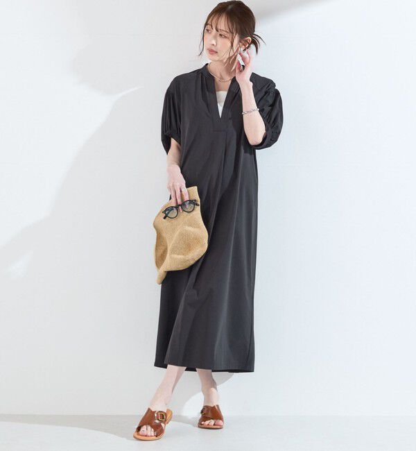 SHIPS Colors 「SHIPS Colors:〈UVカット・接触冷感〉ファンクション スキッパー ワンピース◇」|ワンピース|