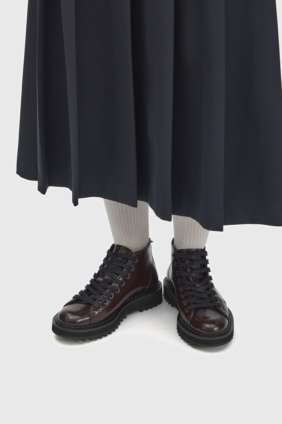 FRED PERRY 「George Cox X Fred Perry Monkey Boot Leather／ジョージコックス&times;フレッドペリー レザーモンキーブーツ」|ショートブーツ|