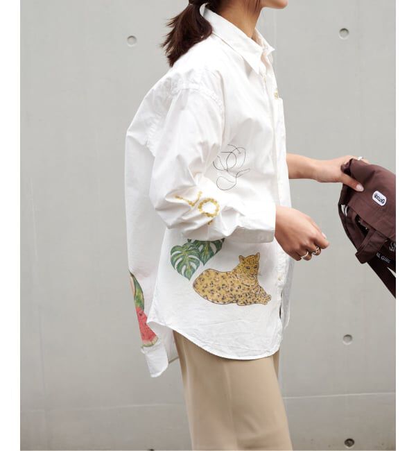 OUTDOOR PRODUCTS Usual Things「FUJITO ex セレモニープリントシャツ」|シャツ・ブラウス|