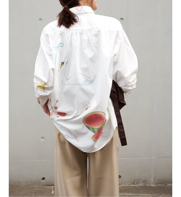 OUTDOOR PRODUCTS Usual Things「FUJITO ex セレモニープリントシャツ」|シャツ・ブラウス|