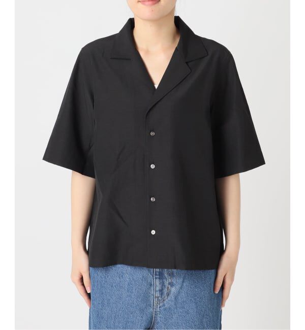 OUTDOOR PRODUCTS Usual Things「≪予約≫リネンブレンドオープンカラーシャツ セットアップ対応」|シャツ・ブラウス|