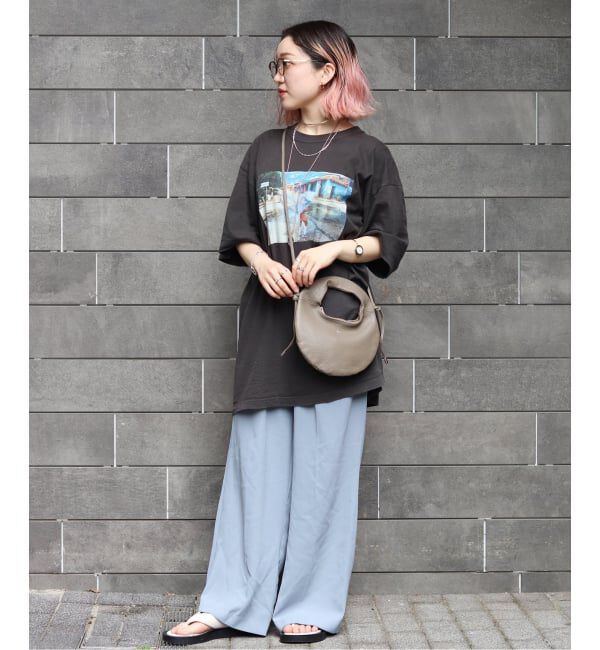  「【blancle/ ブランクレ】S.LEATHER ROUND MINI 2WAY BAG」|ショルダー・メッセンジャー|