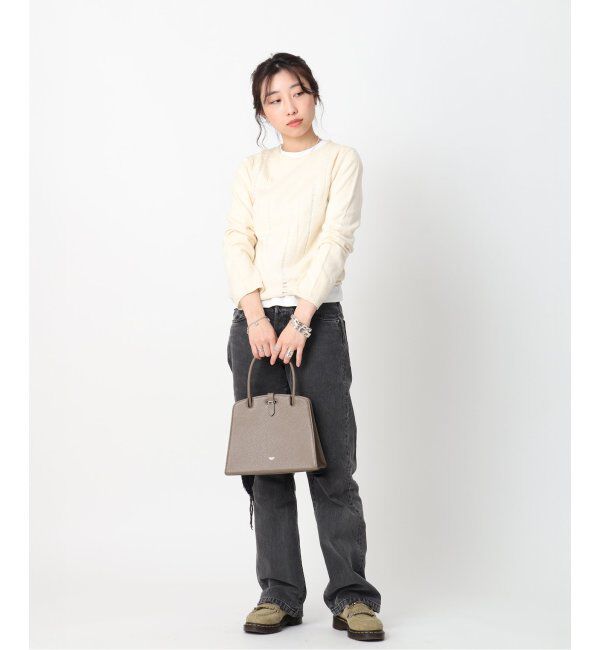  「【blancle/ ブランクレ】S.LETHER one handle formal bag」|ハンドバッグ|
