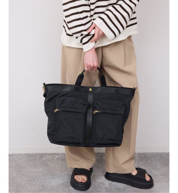 SLOBE IENA「Hyman Roth ナイロントート T10692」|トートバッグ|