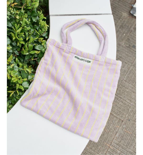 SLOBE IENA「《追加》BONGUSTA/ボングスタ naram striped トートバッグ」|トートバッグ|