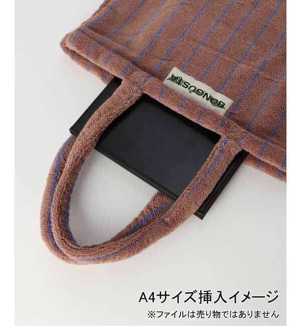 SLOBE IENA「《追加》BONGUSTA/ボングスタ naram striped トートバッグ」|トートバッグ|