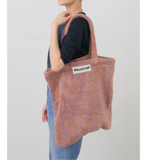SLOBE IENA「《追加》BONGUSTA/ボングスタ naram striped トートバッグ」|トートバッグ|