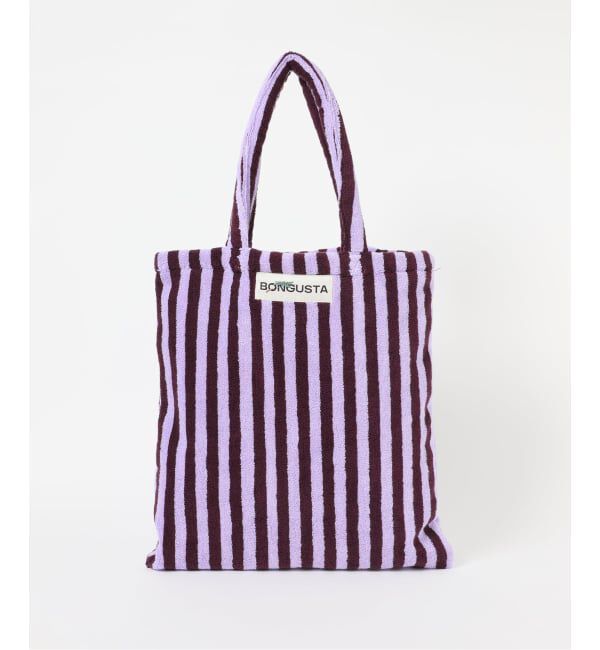 SLOBE IENA「《追加》BONGUSTA/ボングスタ naram striped トートバッグ」|トートバッグ|