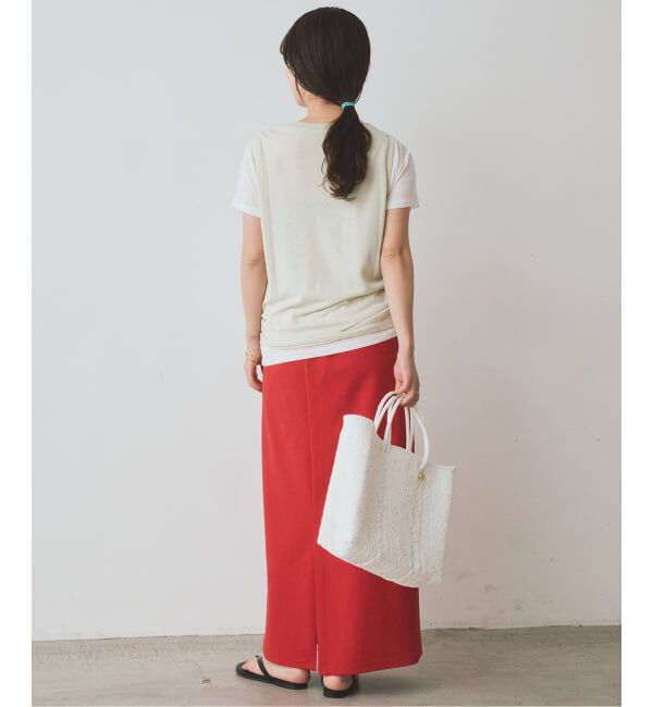 SLOBE IENA「《追加2》スラブ天竺ノースリーブTEE」|Tシャツ・カットソー|