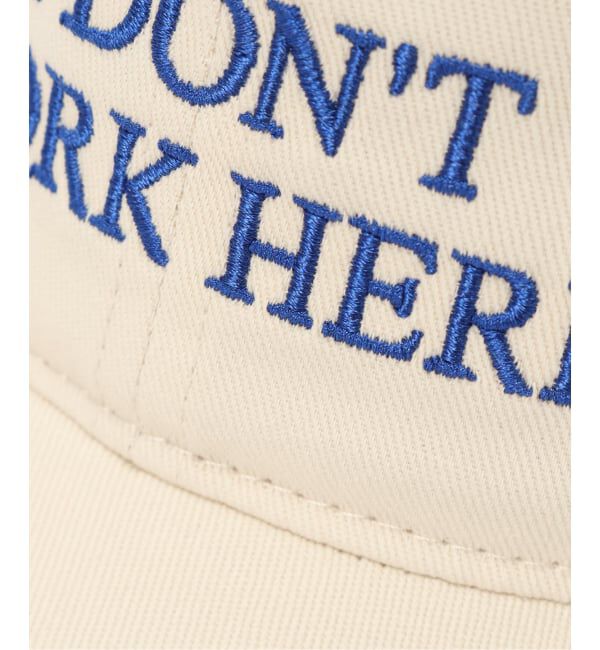 PULP「≪予約≫IDEA BOOKS / アイディアブックス SORRY I DONT WORK HERE HAT」|キャップ・キャスケット|