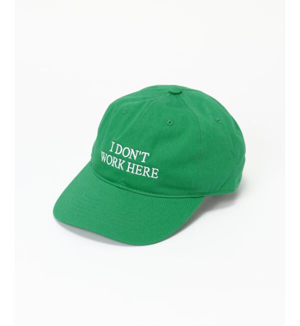 PULP「≪予約≫IDEA BOOKS / アイディアブックス SORRY I DONT WORK HERE HAT」|キャップ・キャスケット|グリーン