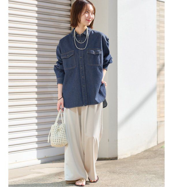 JOURNAL STANDARD relume「《追加4》9oz C/Rデニムワークシャツ」|シャツ・ブラウス|