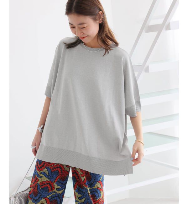 JOURNAL STANDARD relume「《追加2》接触冷感 / ウォッシャブルクールポンチョプルオーバー」|ニット・セーター|