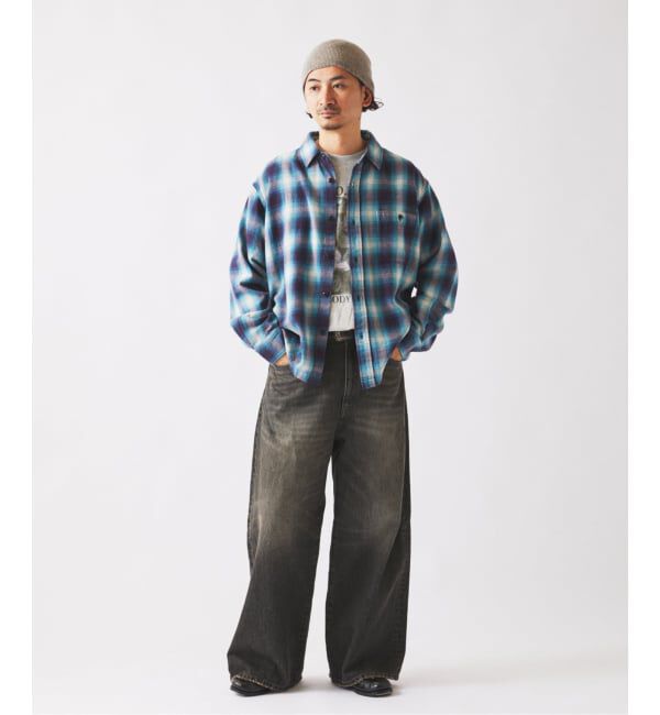 JOURNAL STANDARD relume「USAコットン ネル オンブレチェック シャツ」|シャツ・ブラウス|