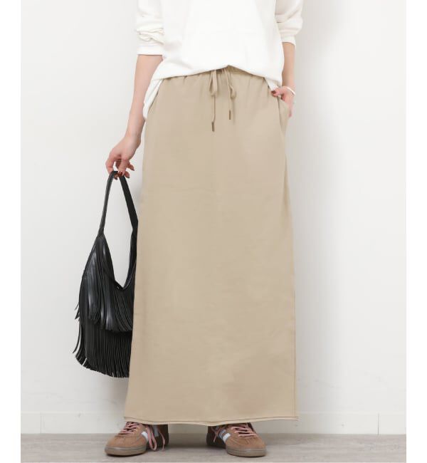 JOURNAL STANDARD relume「Iラインスウェットスカート」|スカート|ベージュ