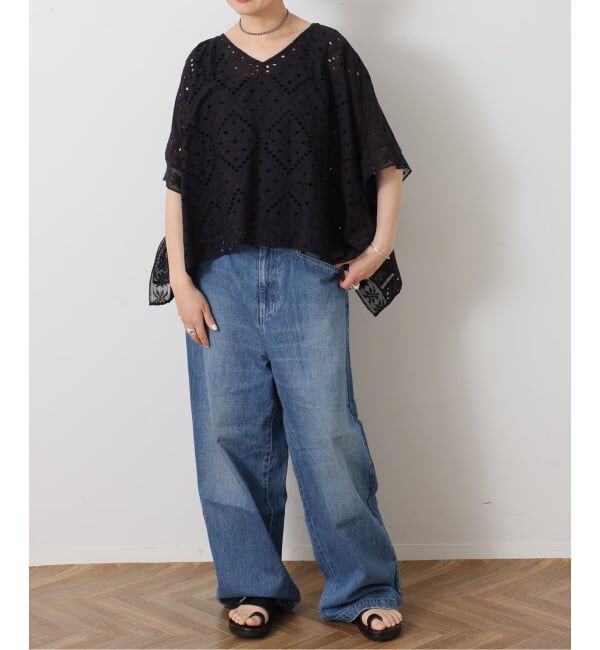 journal standard luxe「《予約》カットワークレース ポンチョブラウス」|シャツ・ブラウス|