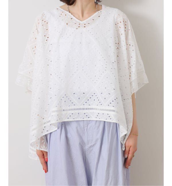 journal standard luxe「《予約》カットワークレース ポンチョブラウス」|シャツ・ブラウス|