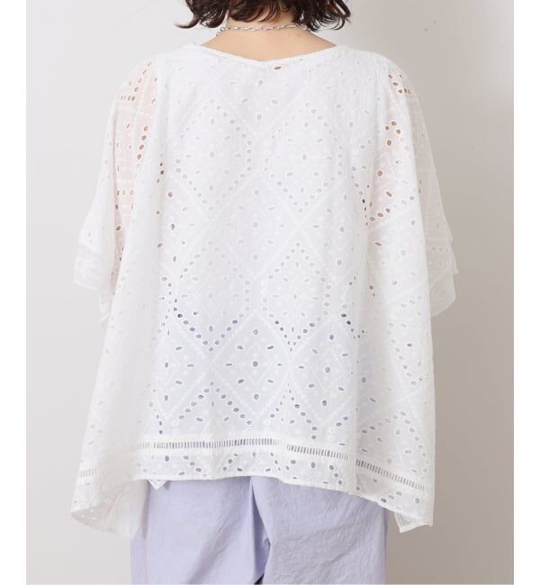 journal standard luxe「《予約》カットワークレース ポンチョブラウス」|シャツ・ブラウス|