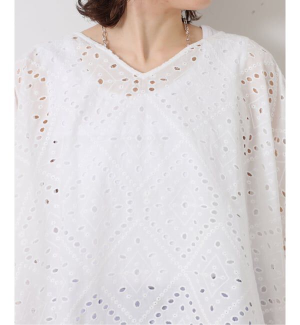 journal standard luxe「《予約》カットワークレース ポンチョブラウス」|シャツ・ブラウス|