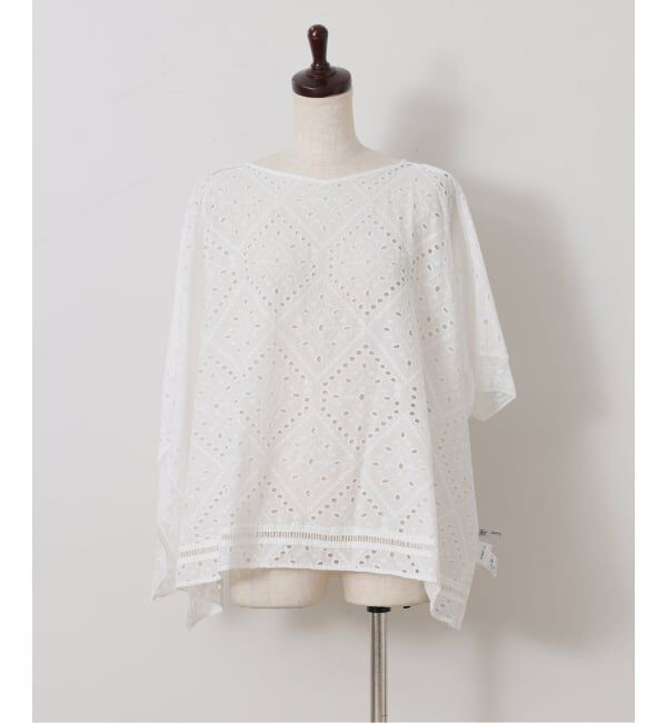 journal standard luxe「《予約》カットワークレース ポンチョブラウス」|シャツ・ブラウス|