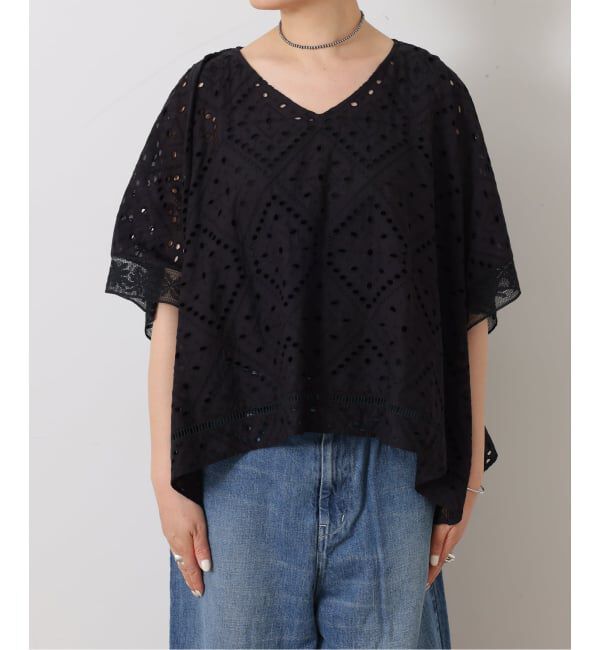 journal standard luxe「《予約》カットワークレース ポンチョブラウス」|シャツ・ブラウス|