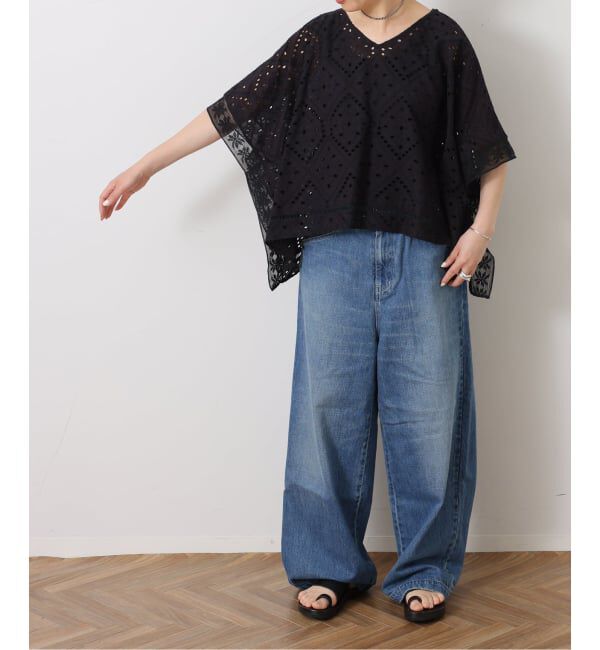 journal standard luxe「《予約》カットワークレース ポンチョブラウス」|シャツ・ブラウス|