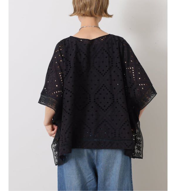 journal standard luxe「《予約》カットワークレース ポンチョブラウス」|シャツ・ブラウス|
