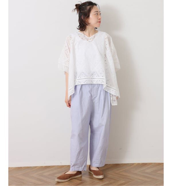 journal standard luxe「《予約》カットワークレース ポンチョブラウス」|シャツ・ブラウス|