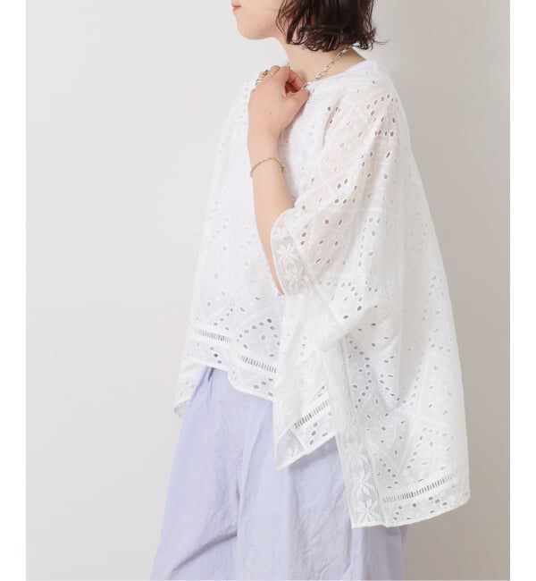 journal standard luxe「《予約》カットワークレース ポンチョブラウス」|シャツ・ブラウス|