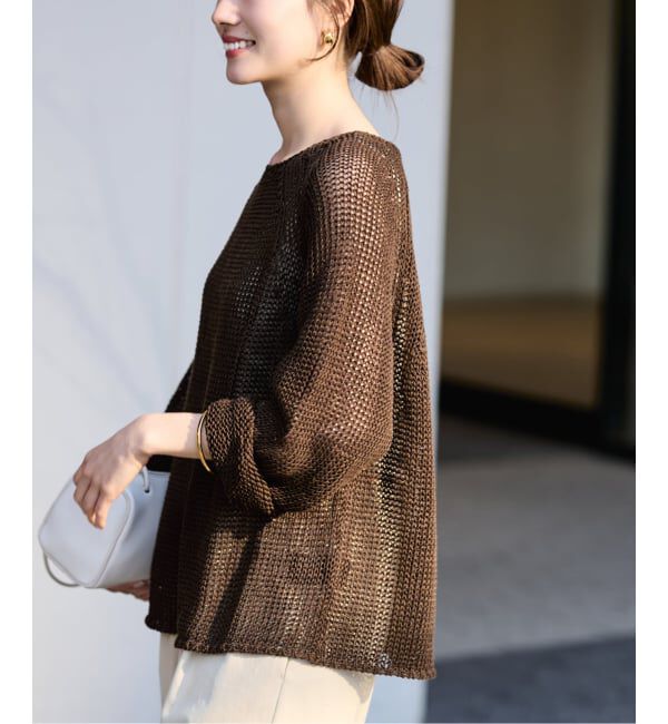 FRAMeWORK「≪追加≫LINEN CORD ニット 2」|ニット・セーター|