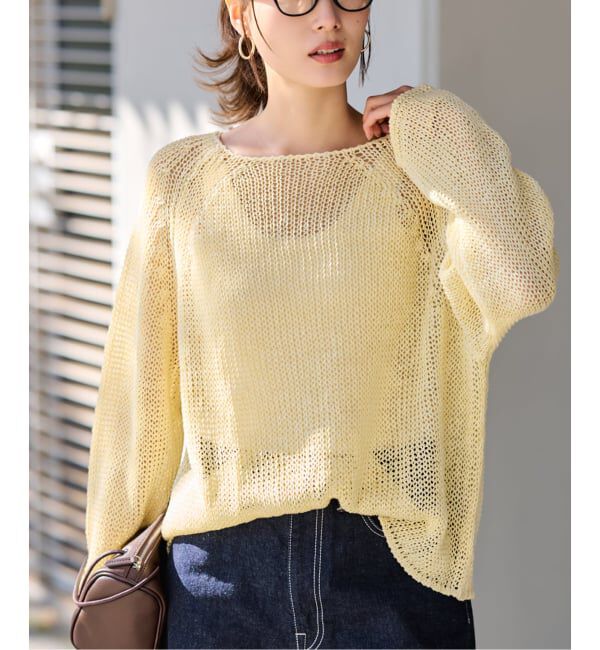 FRAMeWORK「≪追加≫LINEN CORD ニット 2」|ニット・セーター|