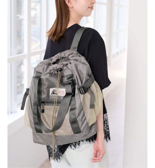 U by SPICK&SPAN「《追加》【CARIBOU MOUNTAINEERING】 別注L/W PACK TOTE 2」|トートバッグ|