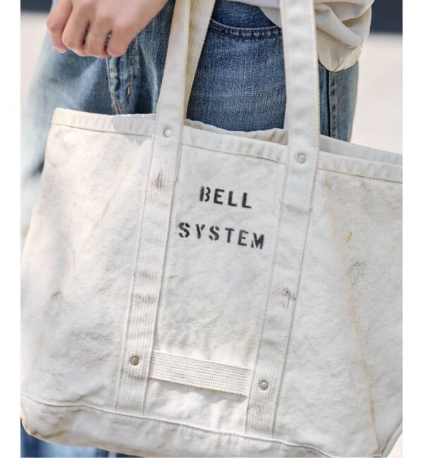 FRAMeWORK「BELL SYSTEM キャンバスツールバッグSロング」|トートバッグ|