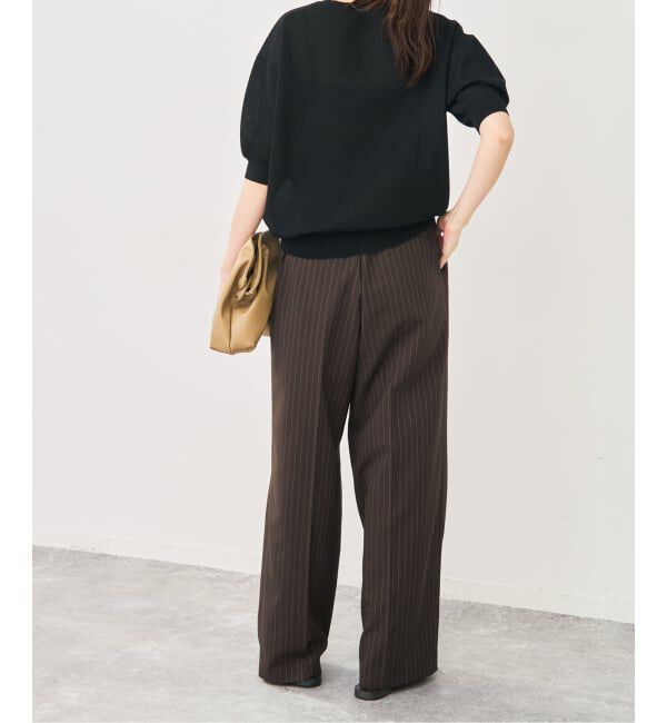 Spick and Span「《予約》ドライタッチドロストイージータックパンツ」|スラックス|