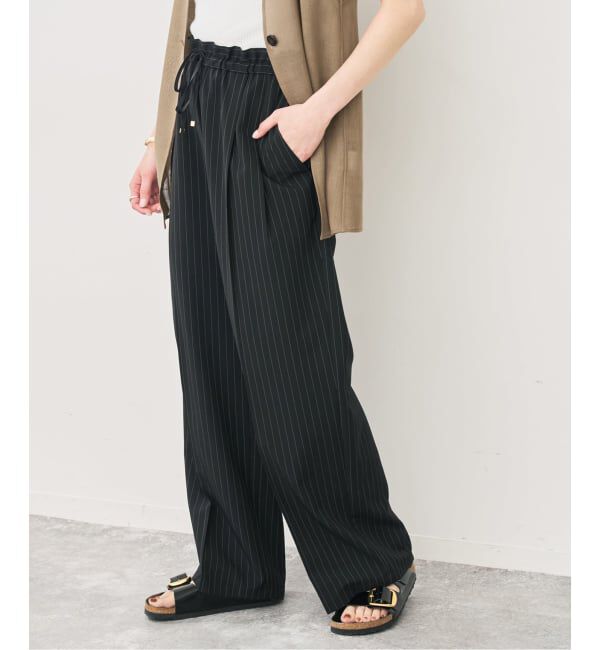 Spick and Span「《予約》ドライタッチドロストイージータックパンツ」|スラックス|