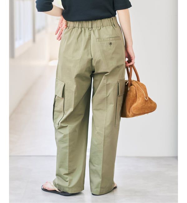Spick and Span「《予約》コットンカーゴイージーパンツ」|カーゴ|
