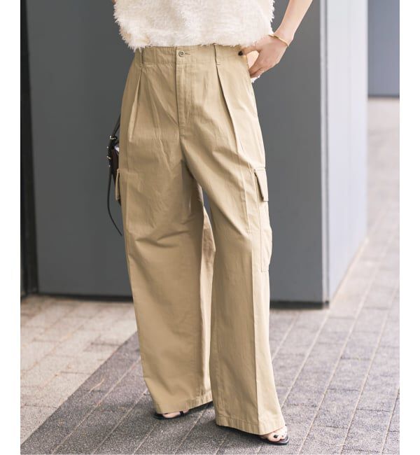 Spick and Span「《予約》コットンカーゴイージーパンツ」|カーゴ|