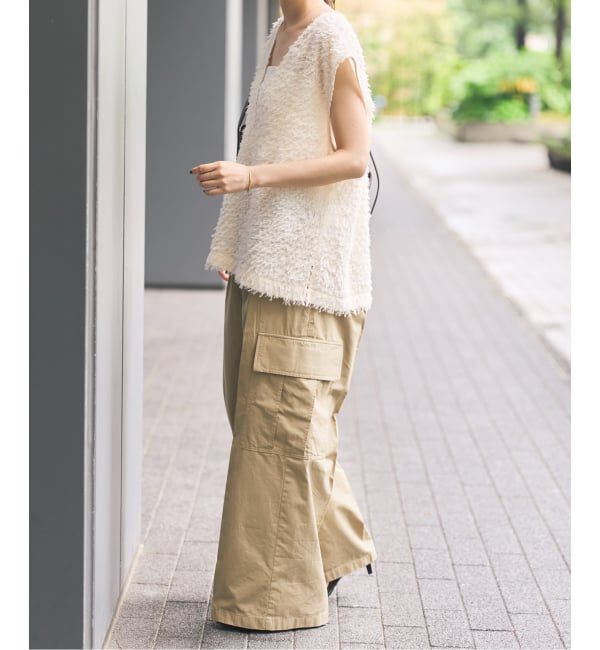 Spick and Span「《予約》コットンカーゴイージーパンツ」|カーゴ|