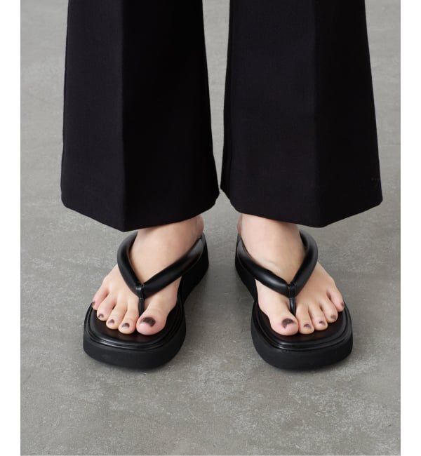 GRISE「《WEB+一部店舗限定》MIDORI UEEDA&times;GRISEアツゾコチューブトングサンダル」|サンダル|
