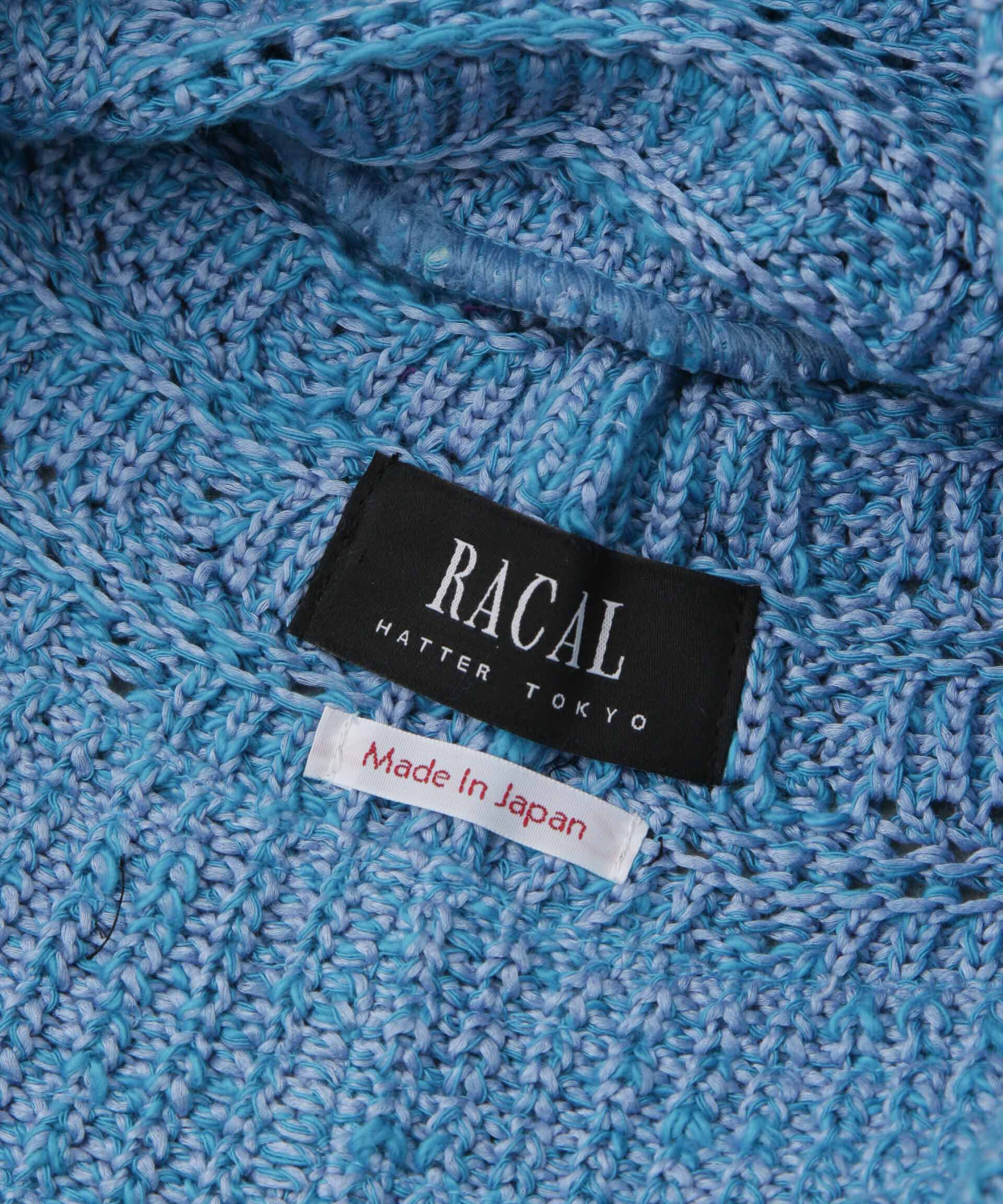 nano･universe「RACAL/別注 Mesh Line Knit Bucket Hat」|キャップ・キャスケット|