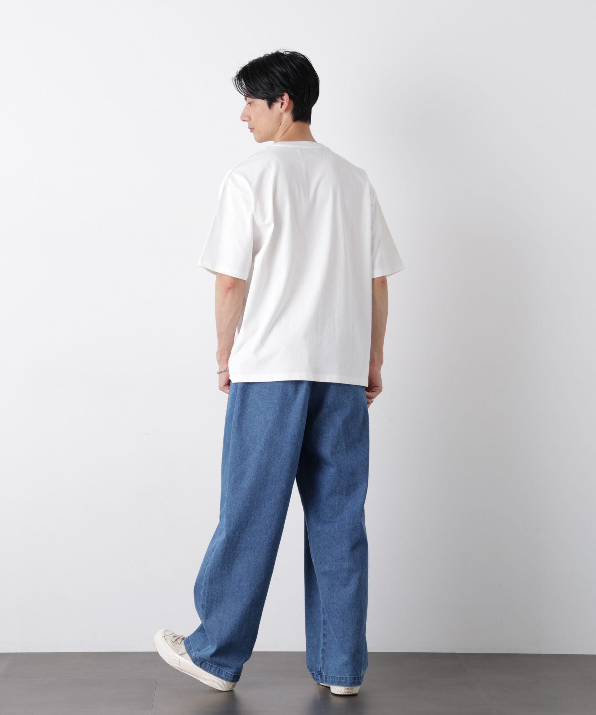 nano･universe「ナノベア ワイドTシャツ半袖 プロレス」|Tシャツ・カットソー|