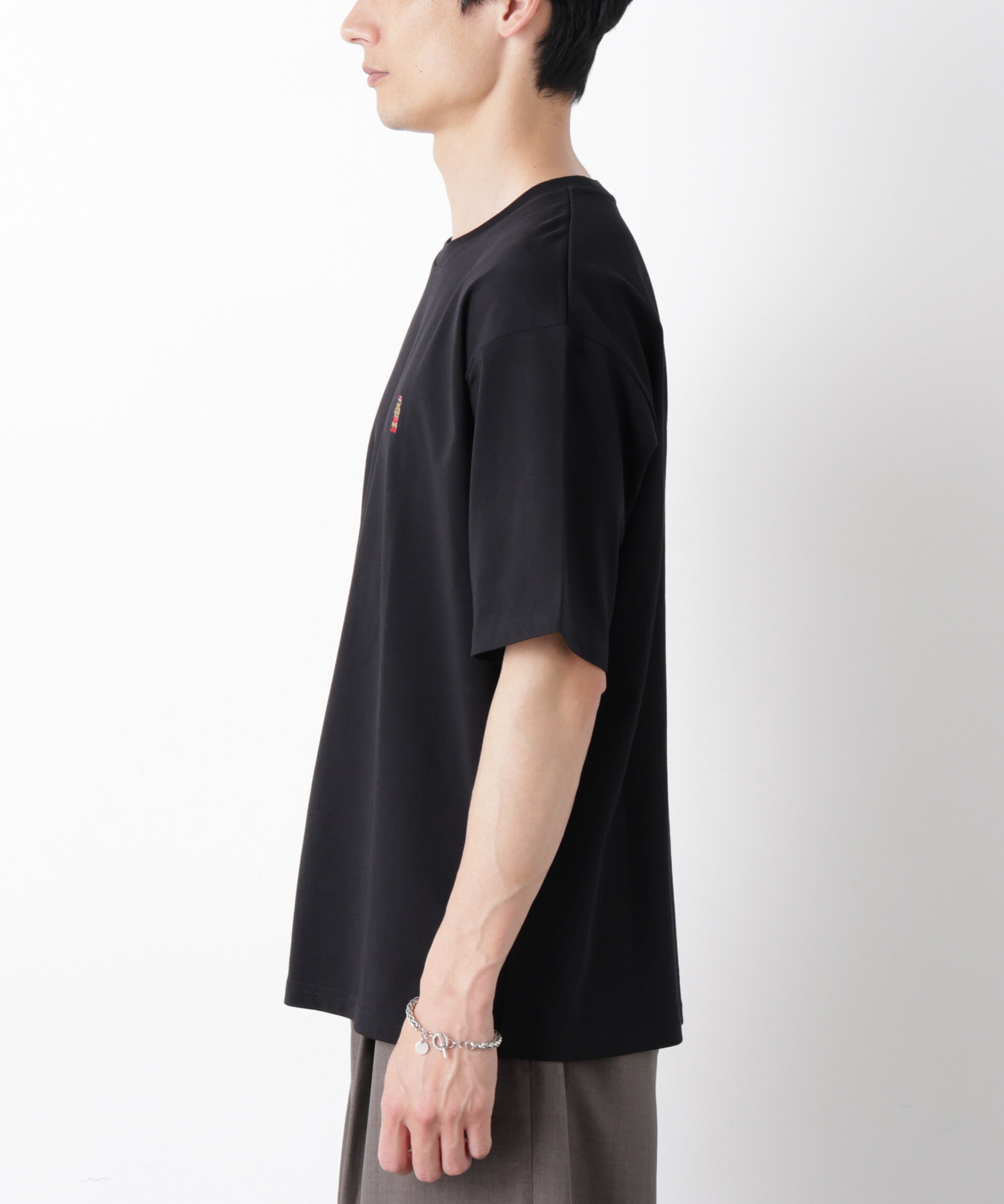 nano･universe「ナノベア ワイドTシャツ半袖 プロレス」|Tシャツ・カットソー|