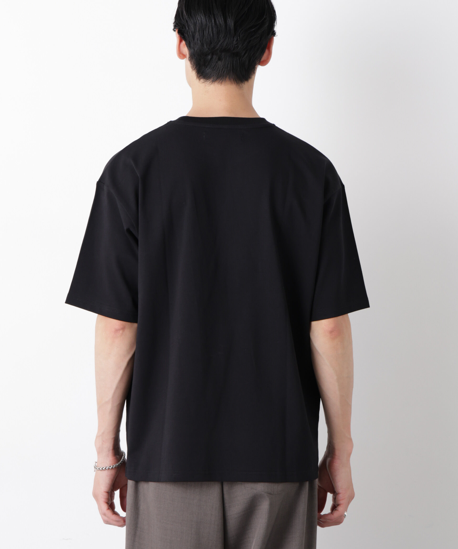 nano･universe「ナノベア ワイドTシャツ半袖 プロレス」|Tシャツ・カットソー|