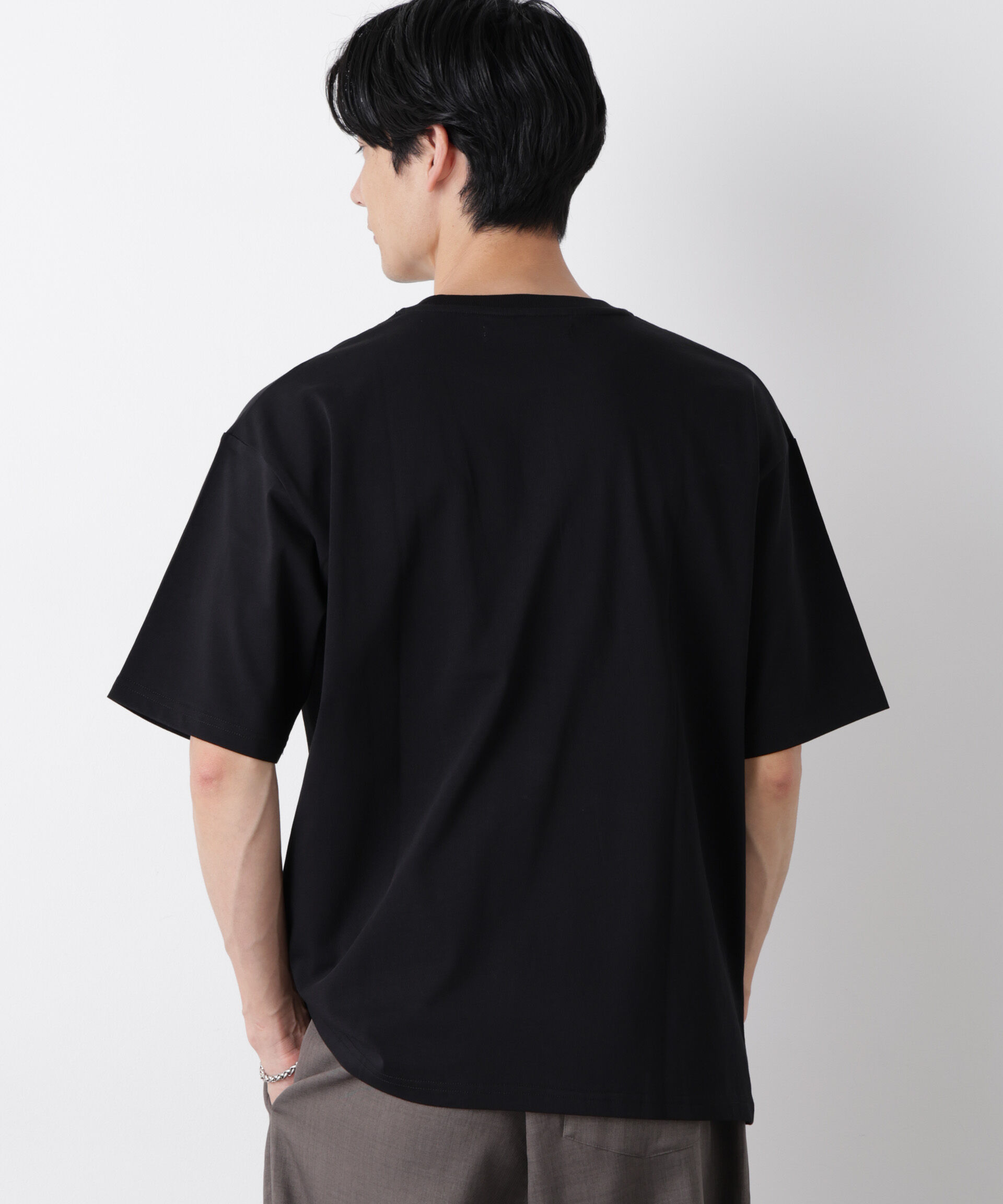 nano･universe「ナノベア ワイドTシャツ半袖 プロレス」|Tシャツ・カットソー|